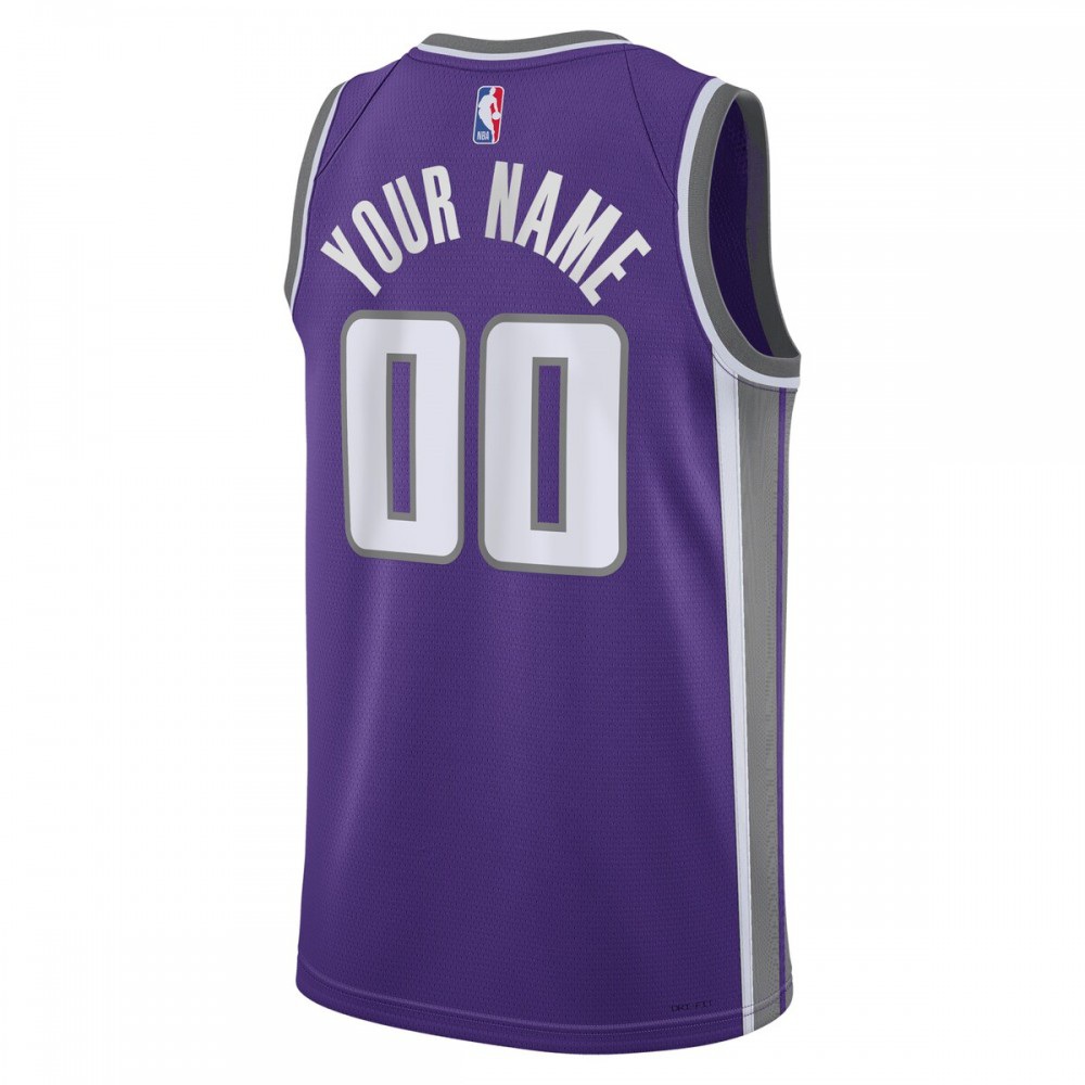 Sacramento Kings Unisex 2022/23 Swingman Custom Jersey Purple - Icon Edition-Pro Kit Vault | Brand New 26/27 Sports Jerseys